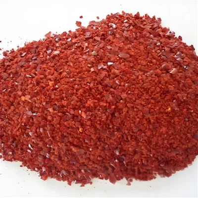 लाल सूखे मिर्च के गुच्छे